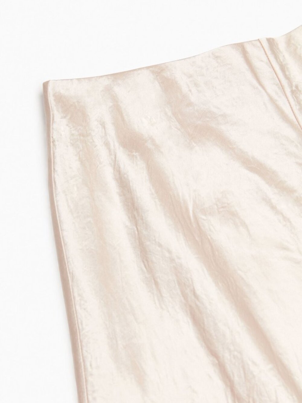 Babaton Aritzia Pieta Satin high-waisted midi slip skirt Denude 00 NWOT - Picture 3 of 8